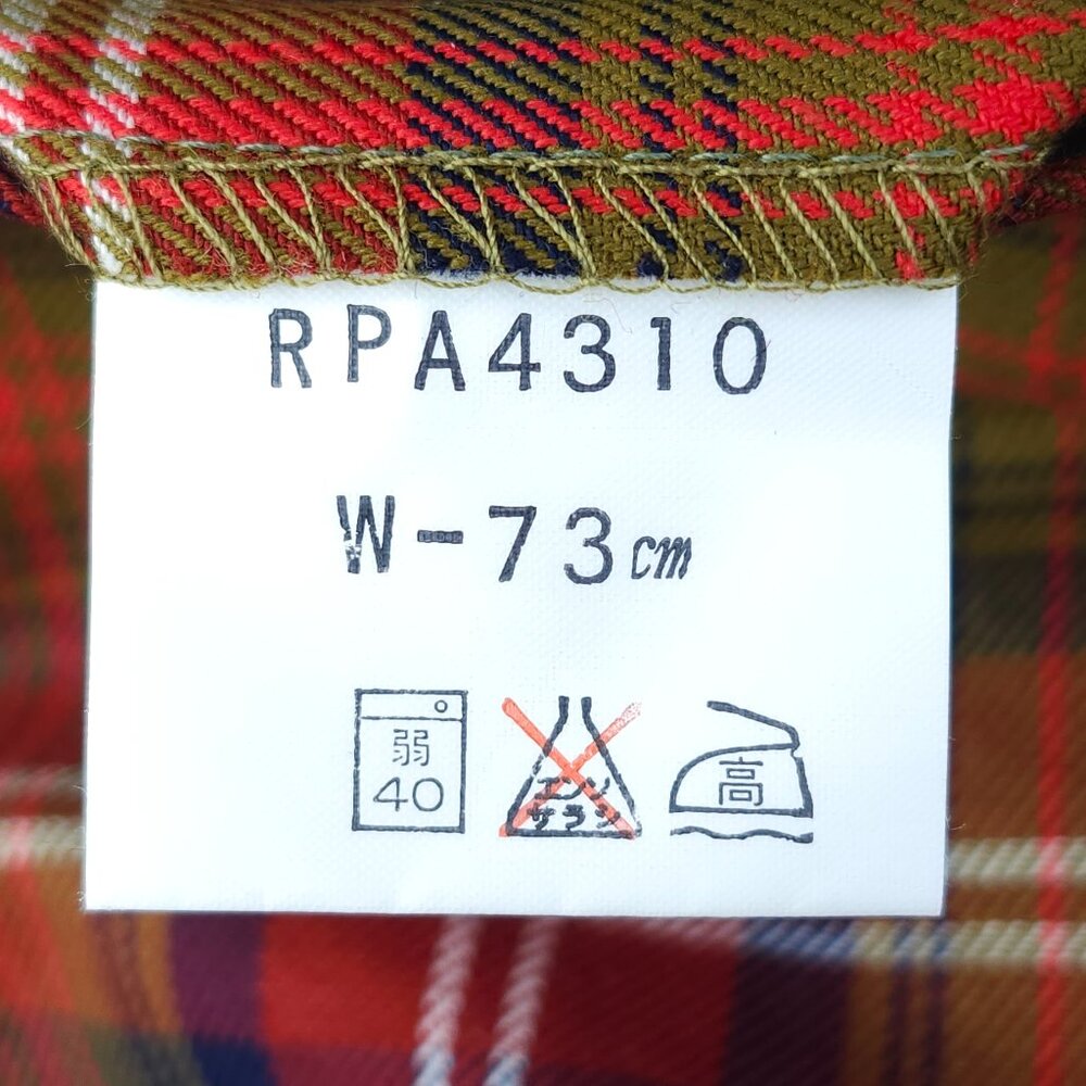 Harry Rosen Plaid Dress Pants Made in Japan 28" x 30" w-73cm - Picture 4 of 8